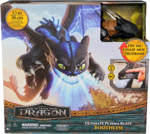 Figurka Toothless Spin Master How to Train Your Dragon ze światłem i dźwiękiem (681147058835). Figurki superbohaterów