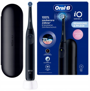 Elektryczna szczoteczka do zębów Oral-B iO Series 2 Czarna + TC. Szczoteczki elektryczne i irygatory