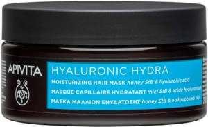 Maska nawilżająca do włosów Apivita Hyaluronic Hydra 200 ml (5201279102425). Maski do włosów