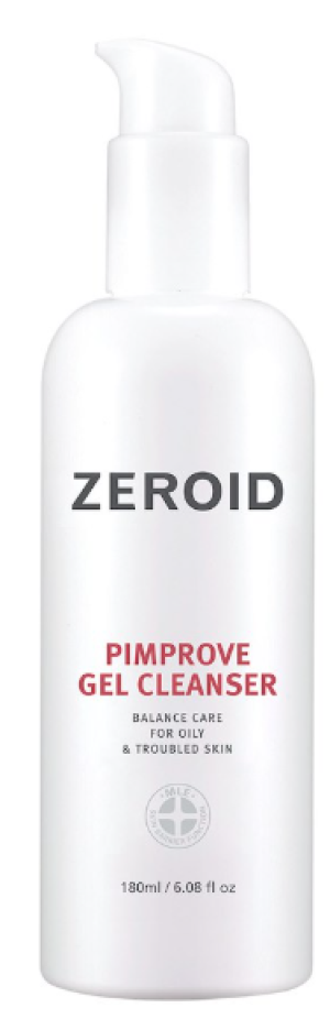 Żel do mycia twarzy Zeroid Pimprove do skóry tłustej i trądzikowej 180 ml (8809723788507). Kosmetyki do oczyszczania twarzy