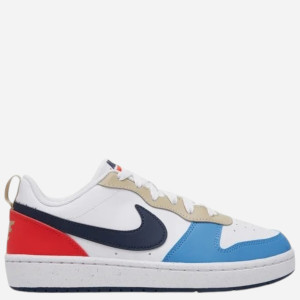 Sneakersy młodzieżowe chłopięce Nike Court Borough Low Recraft (GS) DV5456-124 38.5 (6Y US) Biało-niebiesko-czerwone (197859889228). Tenisówki i trampki chłopięce