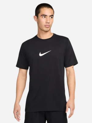 Koszulka męska z nadrukiem Nike M Nk Df Tee Verbiage HJ3613-010 M Czarna. T-shirty męskie