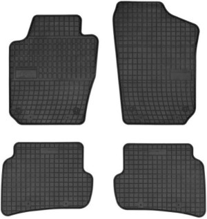 Dywaniki samochodowe Frogum Basic El Toro do Seat Ibiza IV 2008–2017 / Skoda Fabia III 2014–2021 Czarne 4 szt (5907377541950). Dywaniki samochodowe