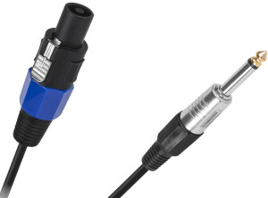 Kabel Cabletech Jack 6.3mm - Speakon HQ 10 m Black (5901436739517). Kable, adaptery i przejściówki
