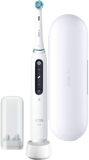 Elektryczna szczoteczka do zębów Oral-B iO Series 5 Biała + TC. Szczoteczki elektryczne i irygatory