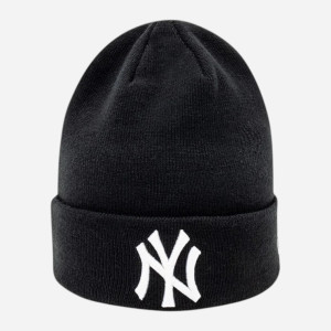 Czapka beanie New Era Mlb Cuff Knit 12122728 One Size Czarna (0193650537856). Czapki