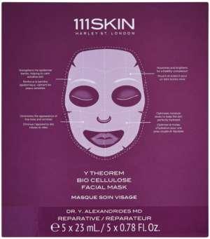 Zestaw maseczek do twarzy 111Skin Y Theorem Bio Cellulose 5 x 23 ml (5060280374166). Maseczki do twarzy