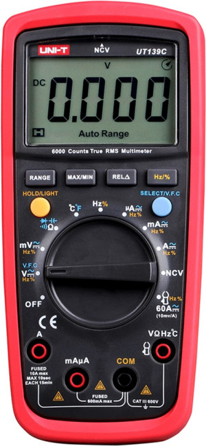 Miernik uniwersalny UNI-T UT139C (MIE0156). Multimetry