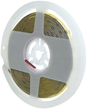 Taśma LED MW Lighting typu COB 5W 320 chips/m CRI >90 4V 3000K IP20 5m ciepla biala (UQS-COB-5W-WW-24V-5m). Taśmy LED