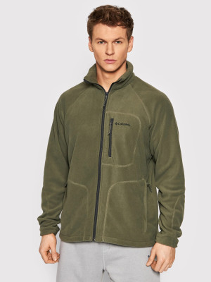 Bluza męska nierozpinana streetwear polarowa Columbia M Fast Trek II FZ Flc 1420421397 S Zielona (193855363793). Bluzy męskie streetwear