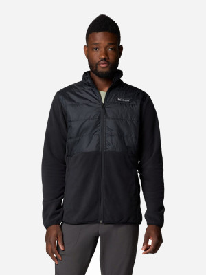 Bluza męska rozpinana streetwear polarowa Columbia Basin Butte FZ Fleece II 2101761010 M Czarna (195981338164). Bluzy męskie streetwear