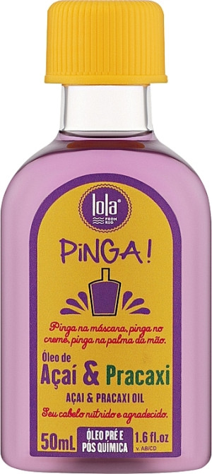 Olejek do włosów Lola Cosmetics Pinga! Acai & Pracaxi regenerujący 50 ml (7899572810192). Olejki do włosów