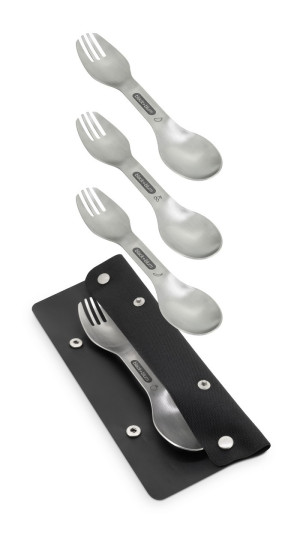 Zestaw sztućców turystycznych Black+Blum 4 szt (5060089728481). Zestawy sztućców