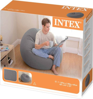 Fotel dmuchany pufa Intex 68579 (6941057402758). Meble dmuchane i dmuchane zabawki do wody
