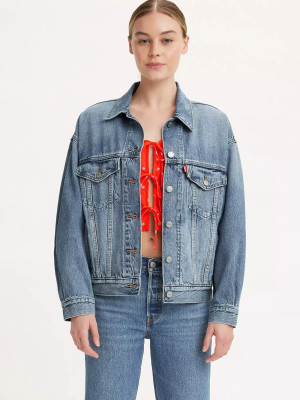 Kurtka jeansowa damska Levi`s A1743-0046 S Jasnoniebieska. Kurtki jeansowe damskie