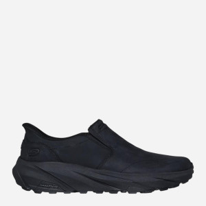 Buty wsuwane męskie Skechers Conner Rayne 205547-BBK 45.5 Czarne (198739677492). Buty wsuwane slip-on męskie