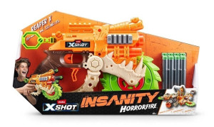 Blaster XSHOT Insanity Horrorfire Reaper-x z 8 miękkimi kulami 36730 (4894680033368). Bronie dla dzieci