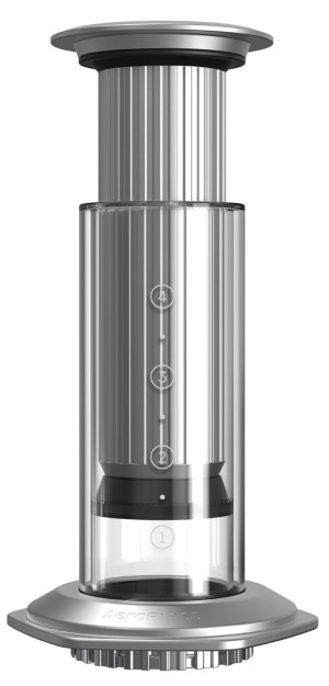 Zaparzacz do kawy AeroPress Premium Srebrzysty (085276082066). Zaparzacze do kawy i akcesoria