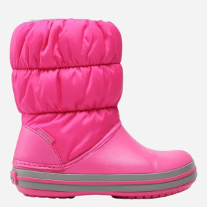 Śniegowce dziecięce dla dziewczynki ocieplane Crocs Winter Puff Boot Kids 14613-6TR 33-34 Różowe (196265132522). Kozaki i śniegowce dziewczęce