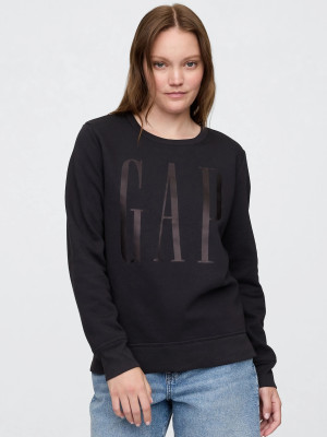 Bluza damska bez kaptura polarowa GAP 800444-08 S Czarna. Bluzy bez kaptura damskie