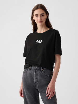 Koszulka damska bawełniana GAP 407990-01 M Czarna. T-shirty damskie