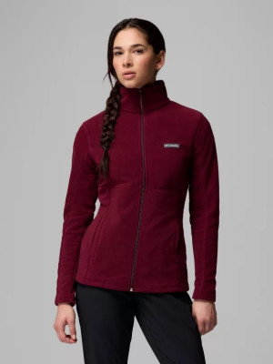 Bluza damska rozpinana streetwear polarowa Columbia Basin Trail Full Zip III 1938041624 S Bordowa (195982978413). Bluzy damskie streetwear