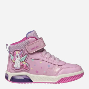 Sneakersy dziecięce wysokie dla dziewczynki Geox J Inek Girl J56ASA-0BCKC-C8206 30 Różowe (8058192429262). Tenisówki i trampki dziewczęce