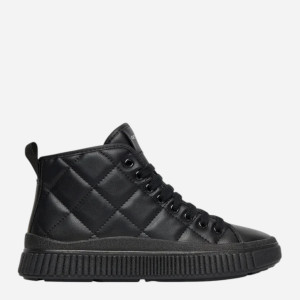 Sneakersy młodzieżowe dziewczęce wysokie Geox J Laquinny Girl J56M3F-000BC-C9999 37 Czarne (8058192520006). Tenisówki i trampki dziewczęce