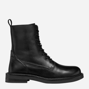 Trzewiki damskie skórzane Geox D Serilda D56WYG-00043-C9999 36.5 Czarne (8058192481055). Buty za kostkę damskie