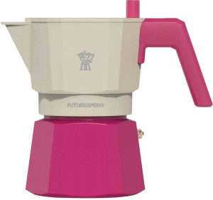Kawiarka Pezzetti Futurexpress na 6 filiżanek 300 ml Różowa (8000743000666). Kawiarki