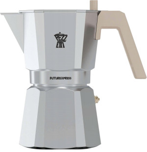 Kawiarka Pezzetti Futurexpress na 6 filiżanek 300 ml Srebrna (8000743006088). Kawiarki