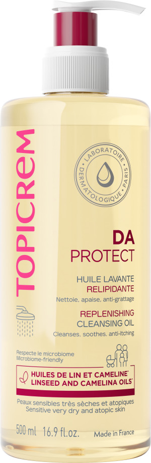 Olejek pod prysznic Topicrem DA Protect regenerujący 500 ml (3700281705089). Żele pod prysznic