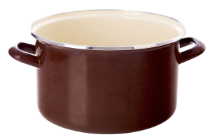 Garnek emaliowany Orion Brown Brązowy 4 l (8592381204938). Garnki