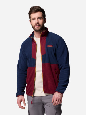 Bluza męska rozpinana streetwear polarowa Columbia Sequoia Grove Fz Fleece 2095891624 XL Granatowa (198711133053). Bluzy męskie streetwear