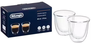 Zestaw kubków termicznych Delonghi Espresso 90 ml x 2 szt (DLSC310). Szklanki