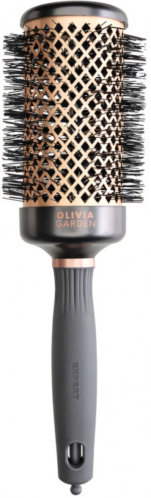 Okrągła szczotka do modelowania włosów Olivia Garden Expert Blowout Heat termoodporna z powłoką ceramiczną 65 mm (5414343021823). Grzebienie i szczotki do włosów