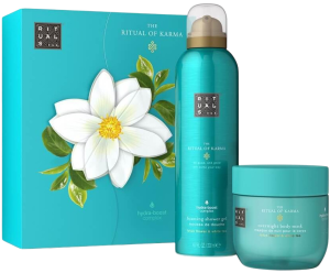 Zestaw Rituals The Ritual Of Karma Be Kind To Your Skin Set żel pod prysznic 200 ml + maska do ciała 125 ml (8719134196030). Zestawy kosmetyków pielęgnacyjnych