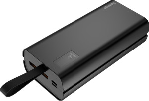 Powerbank Sponge Energy 30000 mAh 22.5W QC Black (SE30000001B). Powerbanki