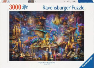 Puzzle Ravensburger Fantastyczna biblioteka 3000 elementów 12001418 (4005555014188). Puzzle i układanki