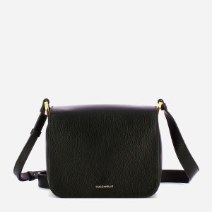 Torebka crossbody damska ze skóry naturalnej mała Coccinelle Eris E5E6F550260 001 Czarna (800070350910). Torebki i torby