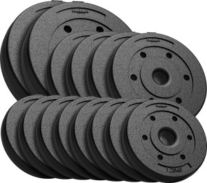 Zestaw talerzy Rebel Active bitumiczne 8 x 1.25 / 4 x 2.5 / 2 x 5 kg (5901890100298). Obciążenia do sztangi