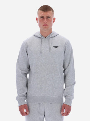 Bluza z kapturem męska Reebok Noah Small Logo Hood 100240569 M Jasnoszara (1200175334552). Bluzy z kapturem męskie