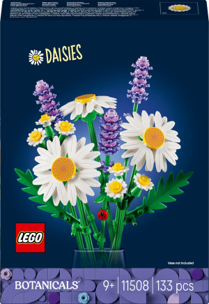 Zestaw klocków LEGO Botanicals Stokrotki 133 elementy (11508). Klocki