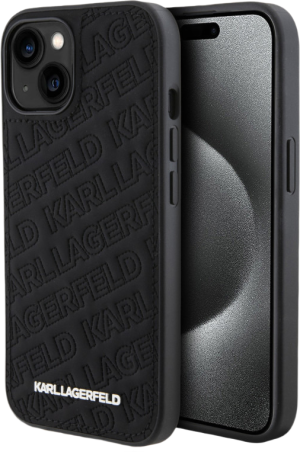 Etui Karl Lagerfeld Quilted K Pattern do Apple iPhone 15 / 14 / 13 Black (KLHCP15SPQKPMK). Etui i pokrowce na telefony