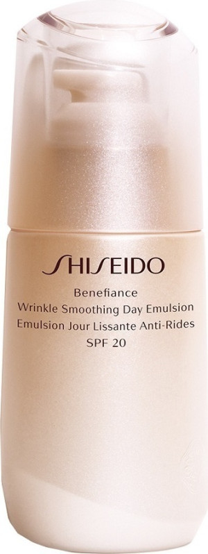 Emulsja do twarzy Shiseido Benefiance Wrinkle Smoothing Daily Emulsion SPF 20 przeciwstarzeniowa 75 ml (729238227545). Kremy do twarzy