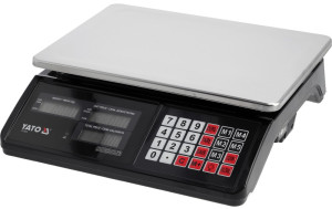 Waga elektroniczna Yato YT-73270 40 kg / 5 g (5906083122507). Wagi przemysłowe