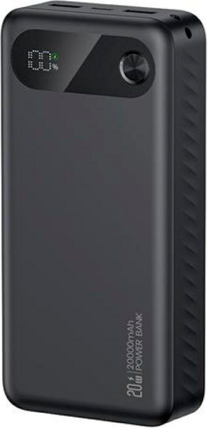 Powerbank USAMS PB80 20000mAh 20W Black (6958444995007). Powerbanki
