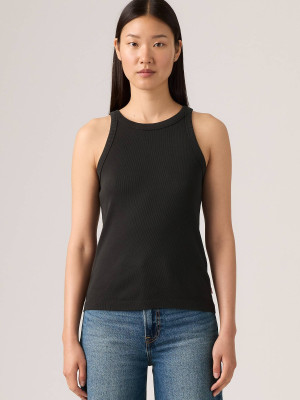 Koszulka na ramiączkach damska Levi's Essential Racer Tank A3381-0001 M Czarna (5401043302017). Koszulki na ramiączkach damskie