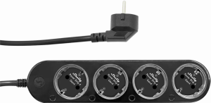 Przedłużacz Shelly Power Strip 4 Gen4 1.5 m Black (FG3800238070571). Listwy zasilające i przedłużacze