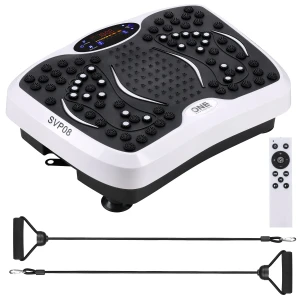 Platforma wibracyjna One Fitness z gumami oporowymi SVP08 (17-22-456) (5908261688386). Stepy do ćwiczeń i aerobiku